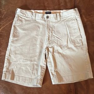 J. Crew men’s khaki shorts 32 waist flex